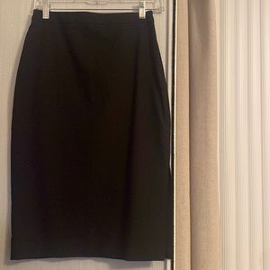 Black pencil skirt